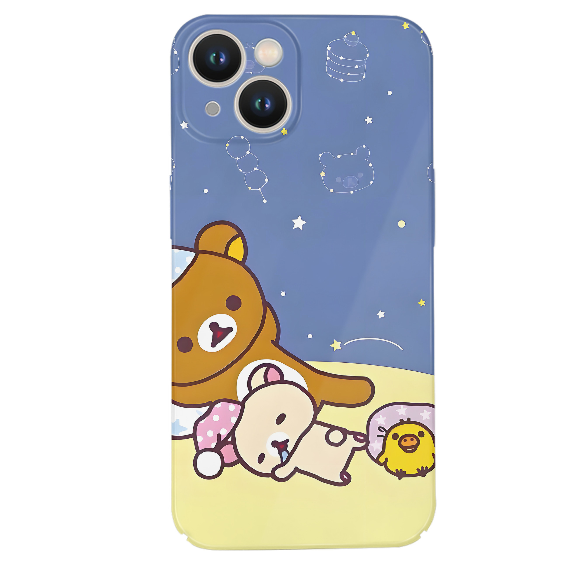 （画像用） リラックマ リラックマ キイロイトリ Rilakkuma Korilakkuma Kiiroitori 【iPhone 14シリーズ対応】ハードケース